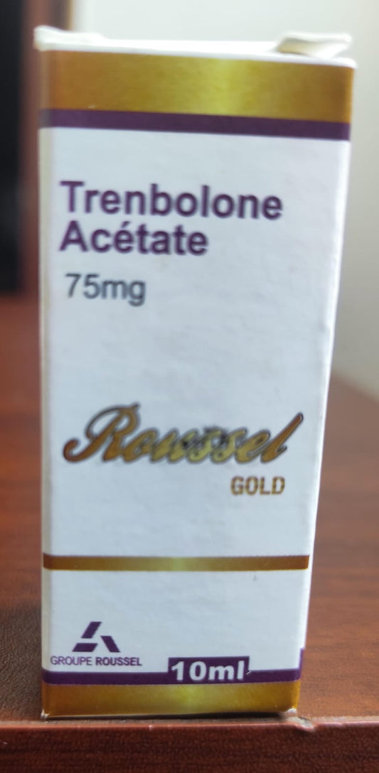 Roussel Gold Trenbolone Acetate 75mg 10ml - XtremeNutriMX