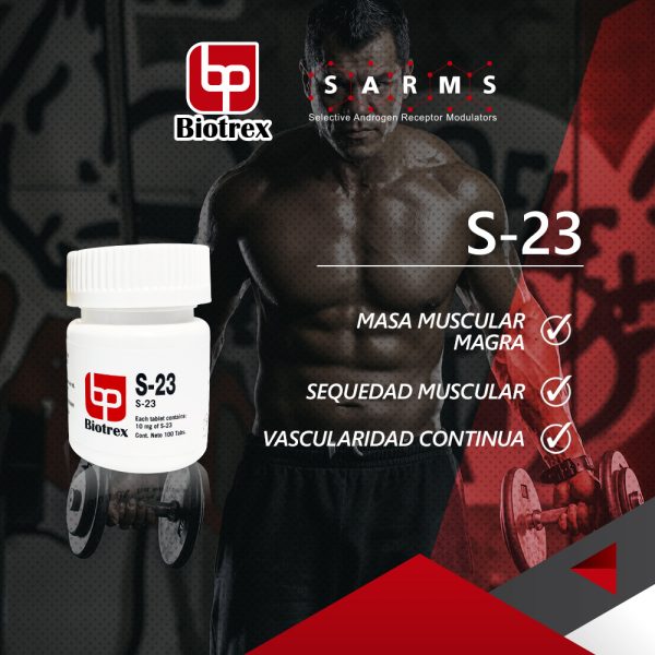 S-23 Biotrex - Aumento de Masa Muscular y Definición - XtremeNutriMX