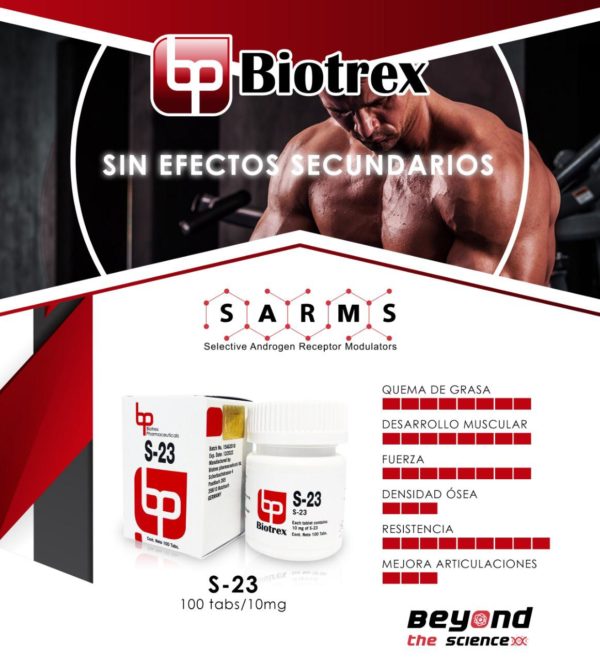 S-23 Biotrex - Aumento de Masa Muscular y Definición - XtremeNutriMX