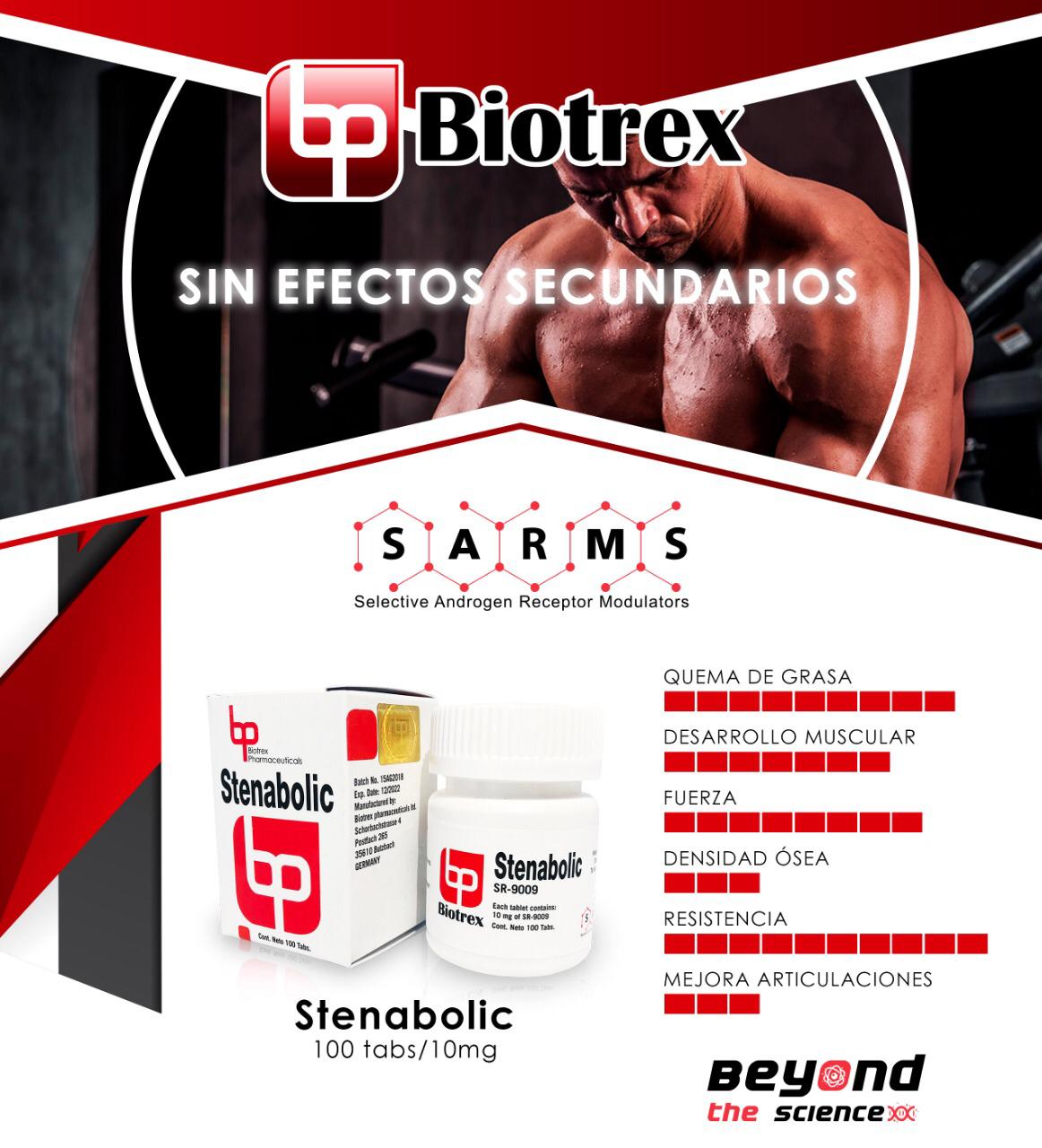 SR-9009 Stenabolic Biotrex - Rendimiento y Quema de Grasa - XtremeNutriMX