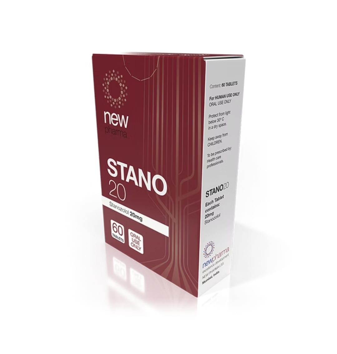 Stano 20 New Pharma Stanozolol 20mg 60tabs Definición seca - XtremeNutriMX