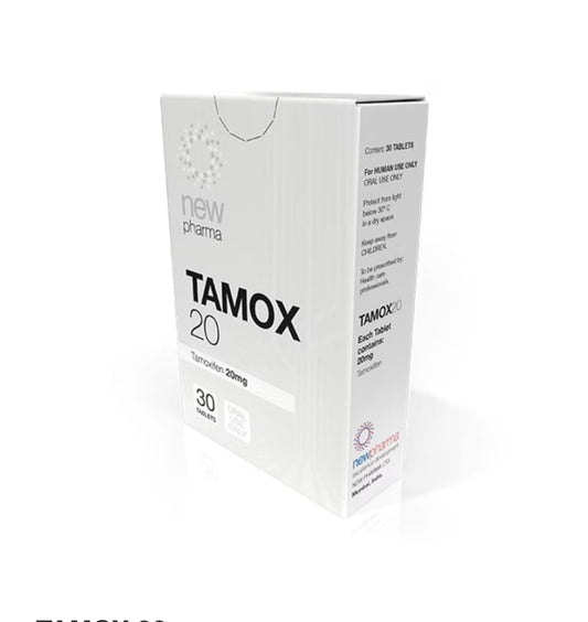 Tamox 20 New Pharma Tamoxifeno 20mg 30tabs Post ciclo - XtremeNutriMX