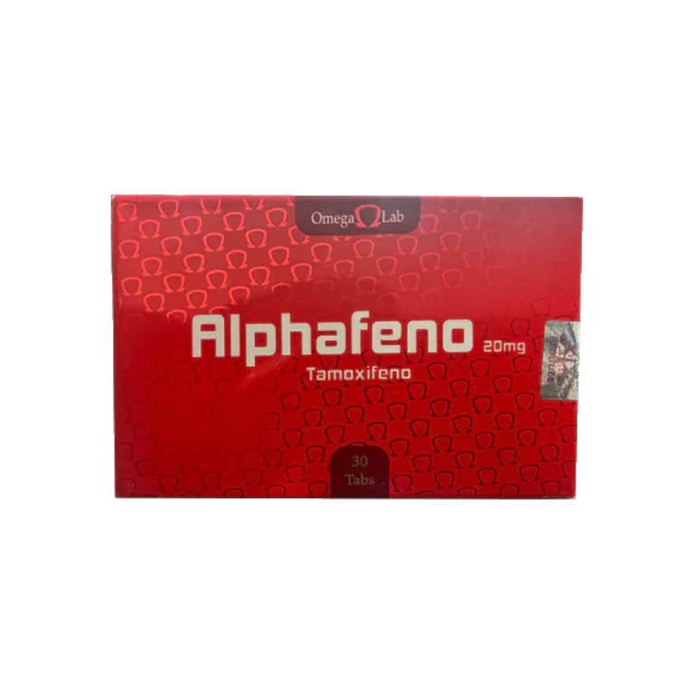 Alphafeno Omega Lab Tamoxifeno 20mg | 30 Tabs Anti-Estrógeno, XtremeNutriMX