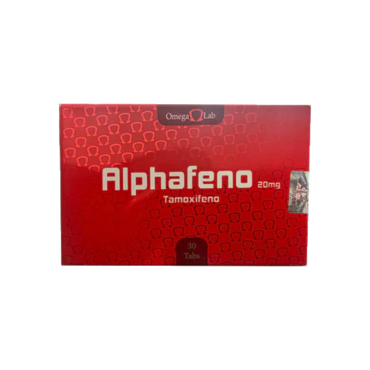 Alphafeno Omega Lab Tamoxifeno 20mg | 30 Tabs Anti-Estrógeno, XtremeNutriMX