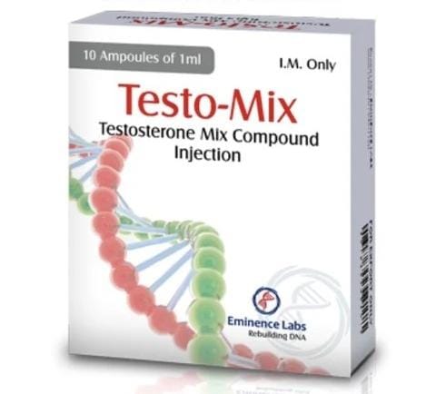 Testo - Mix Eminence Labs | Mix de Testosterona Inyectable 100mg 10 Amp | Volumen y Fuerza Completa - XtremeNutriMX