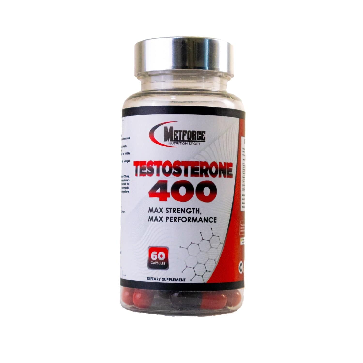 Testosterone 400 Metforce | Potenciador Natural | 60 Cápsulas - XtremeNutriMX
