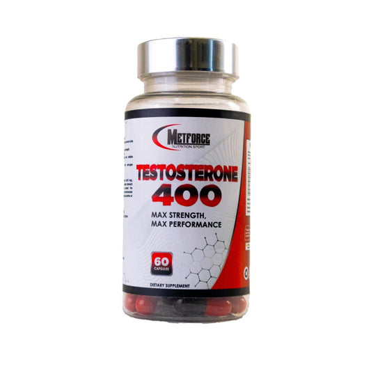 Testosterone 400 Metforce | Potenciador Natural | 60 Cápsulas - XtremeNutriMX