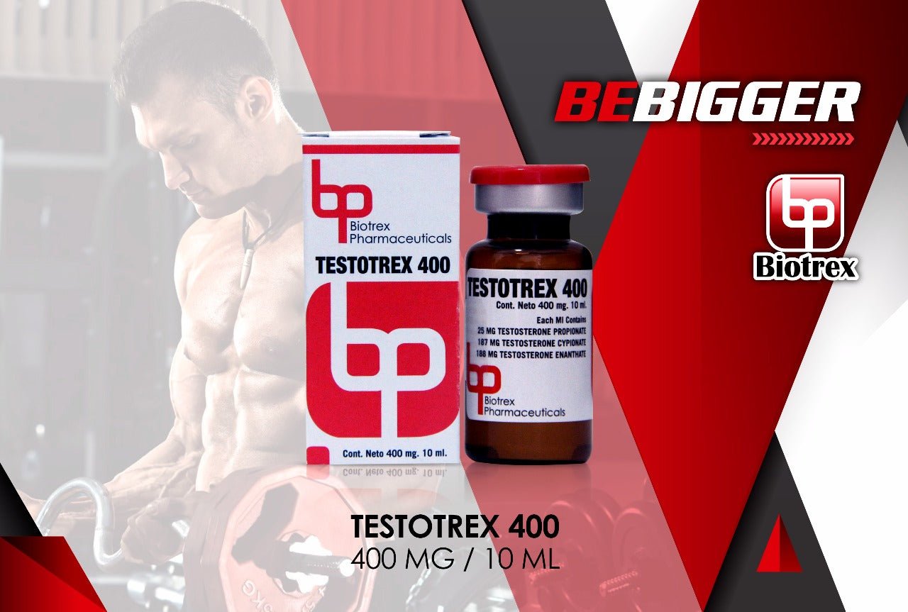 Testotrex 400 Biotrex - Masa Muscular y Fuerza - XtremeNutriMX