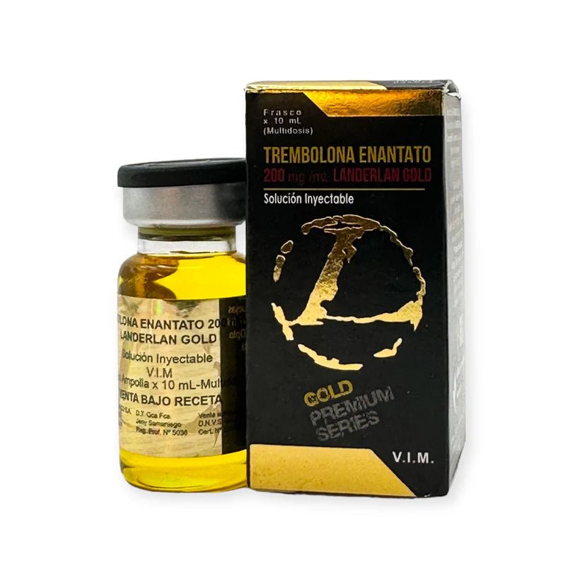 Trembolona Enantato Landerlan Gold | 200mg 10ml | Volumen, Fuerza y Definición Prolongada - XtremeNutriMX