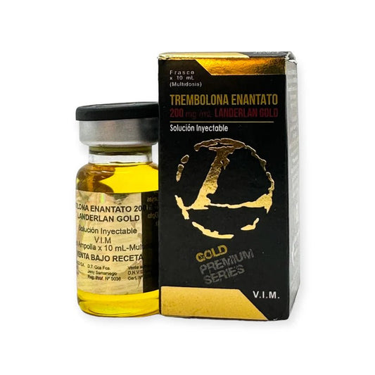 Trembolona Enantato Landerlan Gold | 200mg 10ml | Volumen, Fuerza y Definición Prolongada - XtremeNutriMX