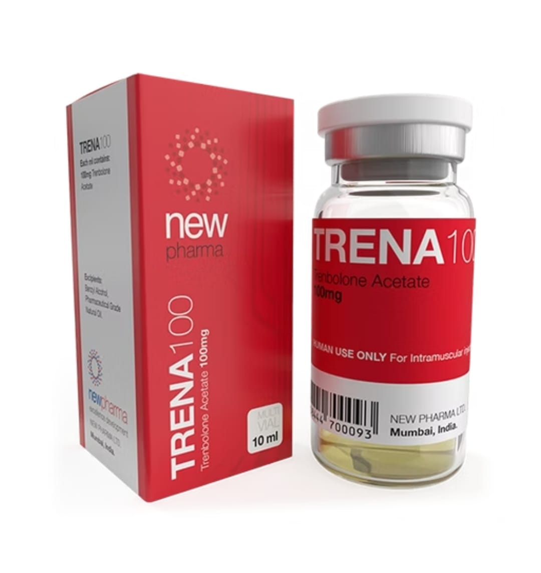 Trena 100 New Pharma Trembolona 100mg 10ml Acción rápida - XtremeNutriMX