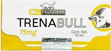 TRENABULL Bull Pharma Trenbolona Acetato 75mg 10ml fuerza extrema** - XtremeNutriMX