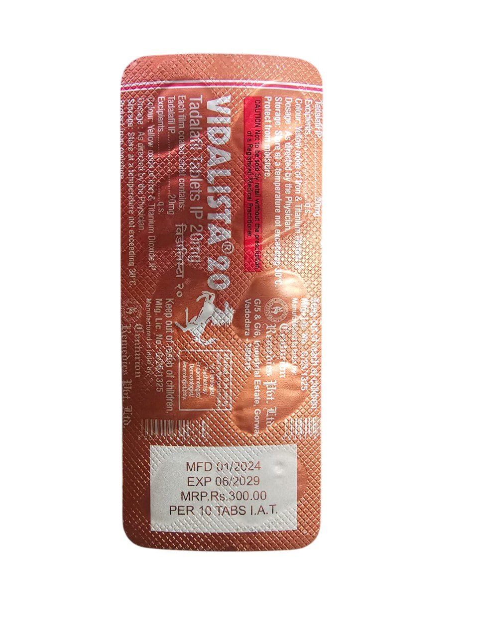 Vidalista 20 Centurio Labs | Tadalafilo Oral 20mg 10 Tabs | Potencia y Confianza Masculina - XtremeNutriMX