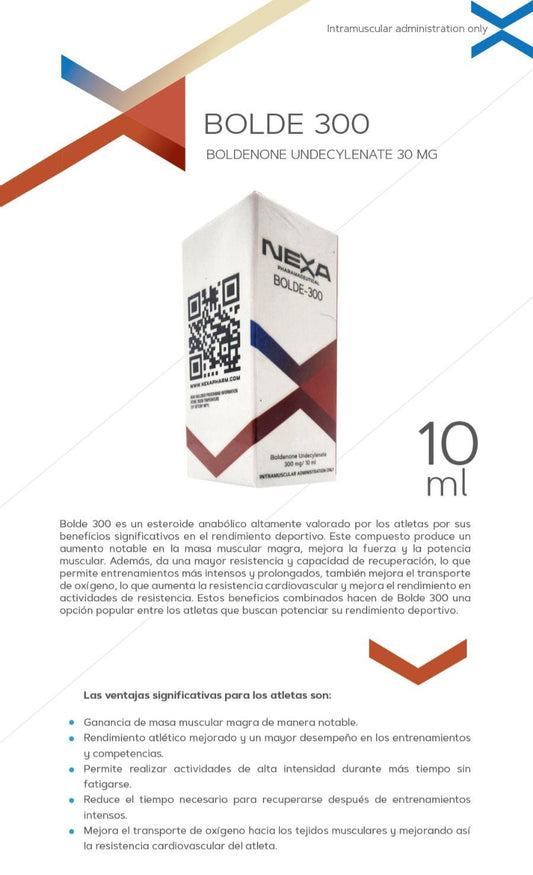 Bolde 300 Nexa Pharma - Definición Muscular y Volumen Magro - XtremeNutriMX