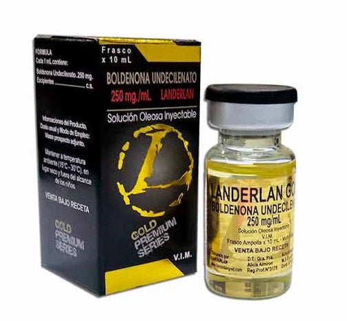 Bolde Landerlan Gold 250mg - Potenciador de Masa y Resistencia - XtremeNutriMX