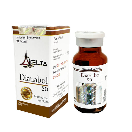 Dianabol Iny 50mg/ml Delta Labs - Explosión Muscular Asegurada - XtremeNutriMX