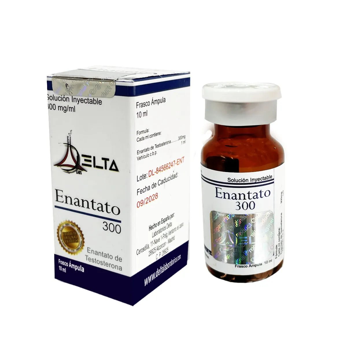 Enantato Iny 300mg/ml Delta Labs - Poder Masivo a Tu Alcance - XtremeNutriMX