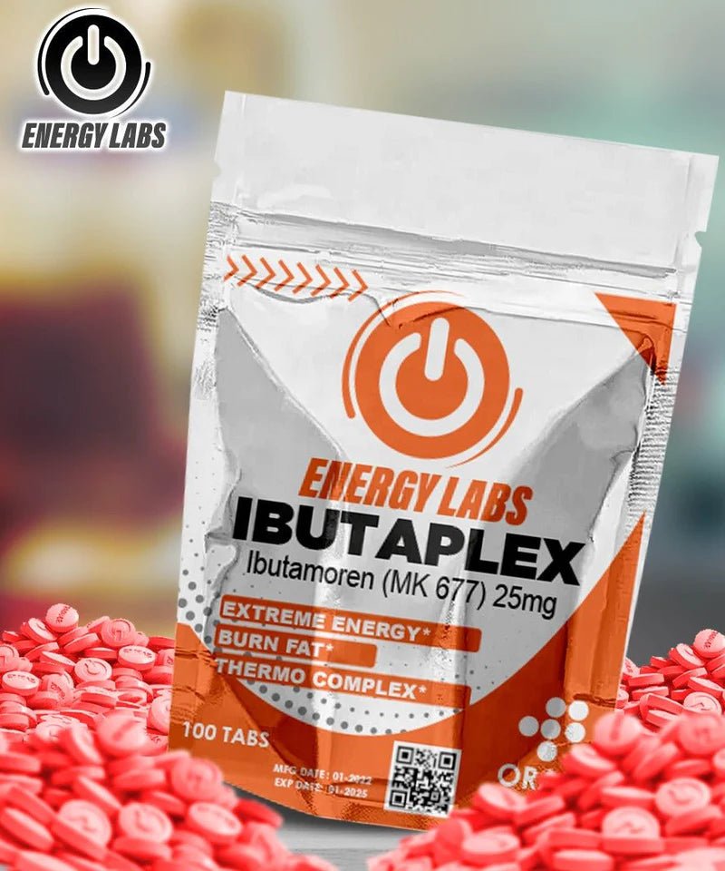 Ibutaplex 25mg - SARMS Energy Labs Premium: Energía & Quema de Grasa - XtremeNutriMX