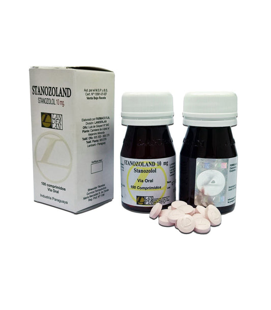 Stanozoland Tabs 10mg Landerlan - Definición y Calidad Muscular - XtremeNutriMX