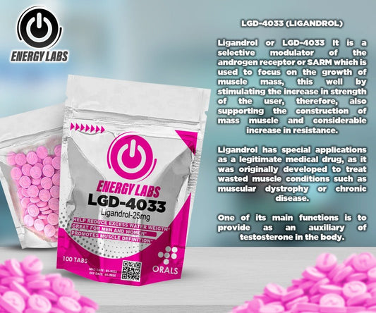 Ligandrol 25mg - SARMS Energy Labs Premium: Máximo Crecimiento Muscular - XtremeNutriMX
