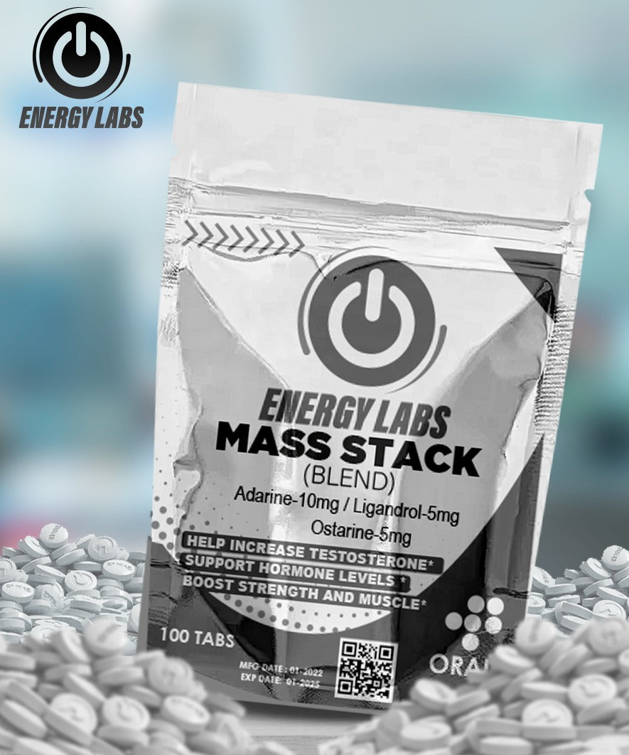 Mass Stack Energy Labs: Andarine + Ligandrol + Ostaplex para Masa - XtremeNutriMX