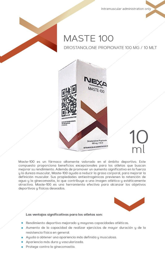 Maste 100 Nexa Pharma - Definición Muscular y Rayado - XtremeNutriMX