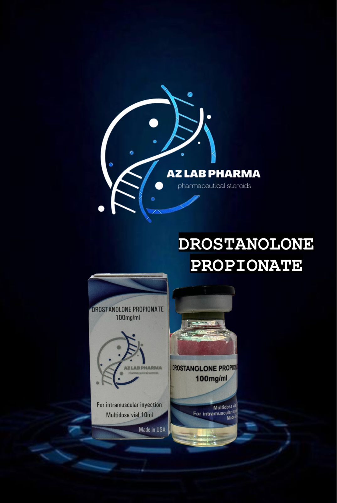 Masteron AZ Lab Pharma - Definición Muscular y Estética - XtremeNutriMX