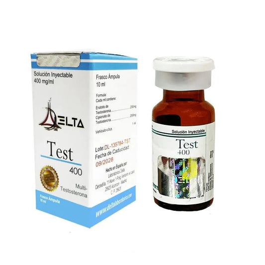 Test 400 Iny 400mg/ml Delta Labs - Triple Testosterona para Máximo Volumen. - XtremeNutriMX