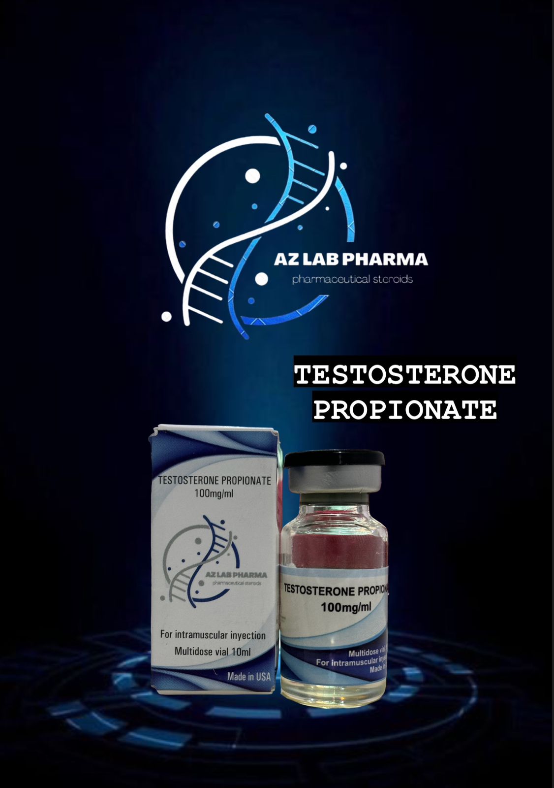 Testosterona Propionato AZ Lab Pharma - Definición y Energía - XtremeNutriMX