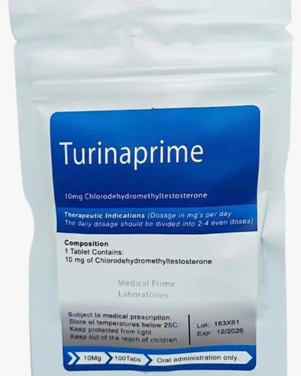 Turinabol Medical Prime - Masa Muscular de Calidad - XtremeNutriMX